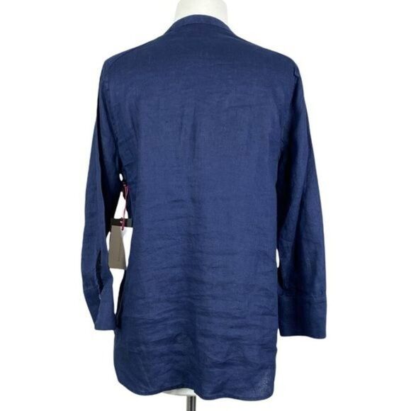 Vince Camuto Linen Blouse New With Tags Size Small - Picture 4 of 7